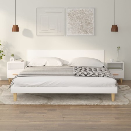 Mesitas de noche 2 unidades color blanco 40x35x47 cm de , Mesitas de noche - Ref: Foro24-812007, Precio: 80,89 €, Descuento: %