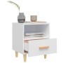Mesitas de noche 2 unidades color blanco 40x35x47 cm de , Mesitas de noche - Ref: Foro24-812007, Precio: 80,89 €, Descuento: %
