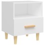 Mesitas de noche 2 unidades color blanco 40x35x47 cm de , Mesitas de noche - Ref: Foro24-812007, Precio: 80,89 €, Descuento: %