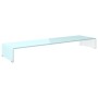 Mueble TV/Elevador de monitor cristal verde 110x30x13 cm de , Muebles TV - Ref: Foro24-244148, Precio: 114,85 €, Descuento: %