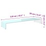 Mueble TV/Elevador de monitor cristal verde 110x30x13 cm de , Muebles TV - Ref: Foro24-244148, Precio: 114,85 €, Descuento: %