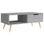 Mueble de TV madera de ingeniería gris hormigón 100x49,5x43 cm en Mesas de centro | Comprar online en Foru.es