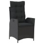 Juego comedor jardín 4 piezas con cojines ratán sintético negro de , Conjuntos de jardín - Ref: Foro24-3277452, Precio: 544,7...