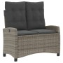 Juego de comedor jardín 2 pzas con cojines ratán sintético gris de , Conjuntos de jardín - Ref: Foro24-3277406, Precio: 258,3...