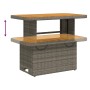 Juego de comedor jardín 2 pzas con cojines ratán sintético gris de , Conjuntos de jardín - Ref: Foro24-3277406, Precio: 258,3...
