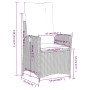 Juego de comedor de jardín 4 piezas con cojines ratán PE gris de , Conjuntos de jardín - Ref: Foro24-3277467, Precio: 530,65 ...