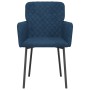 Sillas de comedor 2 unidades terciopelo azul de , Sillas de comedor - Ref: Foro24-344778, Precio: 117,14 €, Descuento: %