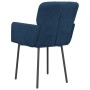 Sillas de comedor 2 unidades terciopelo azul de , Sillas de comedor - Ref: Foro24-344778, Precio: 117,14 €, Descuento: %