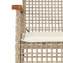 Set comedor de jardín 7 pzas con cojines ratán sintético beige de , Conjuntos de jardín - Ref: Foro24-3213628, Precio: 552,92...