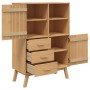 Aparador OLDEN madera maciza de pino marrón 85x43x125 cm de , Aparadores - Ref: Foro24-358615, Precio: 295,37 €, Descuento: %