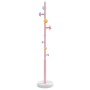Perchero de hierro con recubrimiento en polvo rosa 172 cm de , Percheros para sombreros y abrigos - Ref: Foro24-377097, Preci...