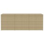 Caja de almacenaje de jardín ratán sintético beige mezcla 984L de , Cajas de almacenaje para exteriores - Ref: Foro24-365335,...