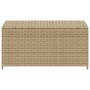 Caja de almacenaje de jardín ratán sintético beige mezcla 190L de , Cajas de almacenaje para exteriores - Ref: Foro24-365323,...