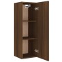 Set de muebles para TV 4 pzas madera contrachapada marrón roble de , Muebles TV - Ref: Foro24-3114205, Precio: 172,95 €, Desc...