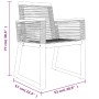 Juego de comedor de jardín 5 piezas ratán PVC negro de , Conjuntos de jardín - Ref: Foro24-3156544, Precio: 418,43 €, Descuen...