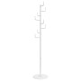 Perchero de hierro con recubrimiento en polvo blanco 183 cm de , Percheros para sombreros y abrigos - Ref: Foro24-377106, Pre...