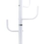 Perchero de hierro con recubrimiento en polvo blanco 183 cm de , Percheros para sombreros y abrigos - Ref: Foro24-377106, Pre...