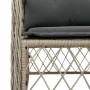 Set comedor de jardín 5 pzas cojines ratán sintético gris claro de , Conjuntos de jardín - Ref: Foro24-3212175, Precio: 499,1...