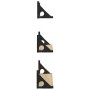 Estantes de pared 3 pzas madera de ingeniería roble Sonoma de , Estantes y estanterías - Ref: Foro24-836319, Precio: 23,60 €,...