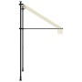 Toldo retráctil de tela y acero crema 150x150 cm de , Toldos - Ref: Foro24-368744, Precio: 72,29 €, Descuento: %
