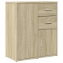 Aparador de madera de ingeniería roble Sonoma 60x31x70 cm de , Aparadores - Ref: Foro24-840480, Precio: 84,43 €, Descuento: %