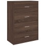 Aparador de madera de ingeniería roble marrón 60x31x84 cm de , Aparadores - Ref: Foro24-840505, Precio: 91,27 €, Descuento: %