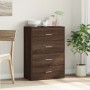 Aparador de madera de ingeniería roble marrón 60x31x84 cm de , Aparadores - Ref: Foro24-840505, Precio: 91,27 €, Descuento: %