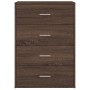 Aparador de madera de ingeniería roble marrón 60x31x84 cm de , Aparadores - Ref: Foro24-840505, Precio: 91,27 €, Descuento: %