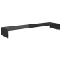 Soporte para TV/Elevador monitor cristal negro 120x30x13 cm de , Muebles TV - Ref: Foro24-244141, Precio: 124,78 €, Descuento: %