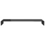 Soporte para TV/Elevador monitor cristal negro 120x30x13 cm de , Muebles TV - Ref: Foro24-244141, Precio: 124,78 €, Descuento: %