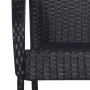 Juego de comedor para jardín 5 piezas negro de vidaXL, Conjuntos de jardín - Ref: Foro24-3067784, Precio: 359,09 €, Descuento: %