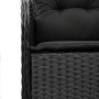 Set de muebles jardín 5 pzas con cojines ratán sintético negro de , Conjuntos de jardín - Ref: Foro24-3211929, Precio: 528,13...