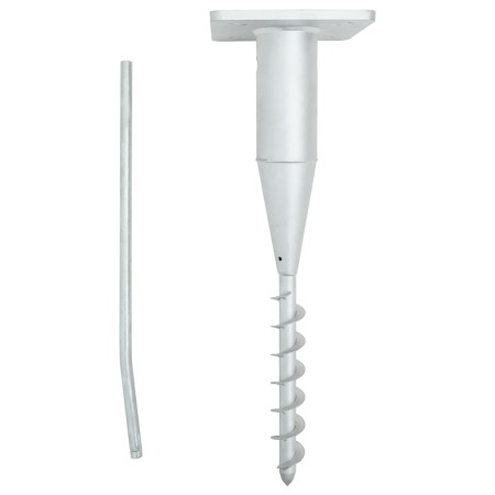 Base para sombrilla enterrada con varilla acero 16x16x52 cm de , Bases para sombrillas - Ref: Foro24-4003369, Precio: 45,29 €...