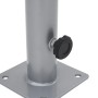 Base de sombrilla para mástil Ø38/48 mm acero plateado de , Bases para sombrillas - Ref: Foro24-4003374, Precio: 19,31 €, Des...