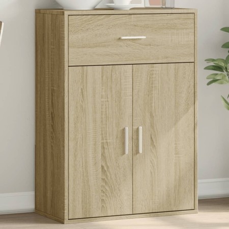 Aparador madera de ingeniería roble Sonoma 60x30x84 cm de , Aparadores - Ref: Foro24-840494, Precio: 82,23 €, Descuento: %