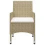 Juego de comedor para jardín de 5 piezas beige de vidaXL, Conjuntos de jardín - Ref: Foro24-3067763, Precio: 412,80 €, Descue...