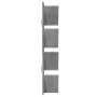 Estantería de pared 4 niveles gris hormigón 33x16x90 cm de , Estantes y estanterías - Ref: Foro24-840719, Precio: 38,80 €, De...