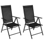 Set mesa y sillas de jardín 3 pzas aluminio y textilene negro de , Conjuntos de jardín - Ref: Foro24-3070652, Precio: 165,10 ...
