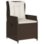 Set comedor de jardín 7 pzas con cojines ratán sintético marrón de , Conjuntos de jardín - Ref: Foro24-3262845, Precio: 928,9...