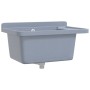 Fregadero lavabo de pared resina gris 60x40x28 cm de , Fregaderos - Ref: Foro24-4002798, Precio: 86,08 €, Descuento: %