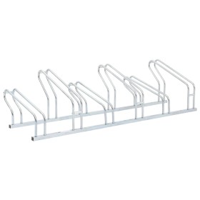 Soporte para 6 bicicletas suelo independiente acero galvanizado de , Bases y soportes para almacenar bicicletas - Ref: Foro24...