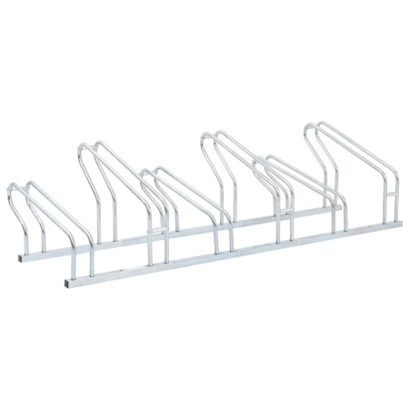 Soporte para 6 bicicletas suelo independiente acero galvanizado de , Bases y soportes para almacenar bicicletas - Ref: Foro24...