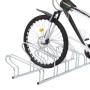 Soporte para 6 bicicletas suelo independiente acero galvanizado de , Bases y soportes para almacenar bicicletas - Ref: Foro24...