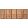 Mesa de jardín superficie madera acacia ratán negro 240x90x75cm de , Mesas de jardín - Ref: Foro24-365595, Precio: 308,08 €, ...