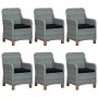 Juego de comedor para jardín de 7 piezas gris claro de vidaXL, Conjuntos de jardín - Ref: Foro24-3067853, Precio: 866,21 €, D...