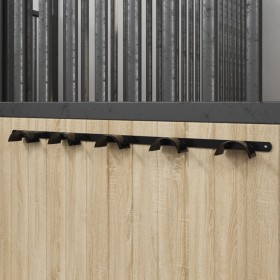 Colgador de bridas para 5 bridas hierro negro de , Accesorios para riendas de caballos - Ref: Foro24-172447, Precio: 21,11 €,...