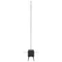 Estufa leña de tienda con chimenea patas plegables acero negro de , Chimeneas - Ref: Foro24-4005748, Precio: 142,49 €, Descue...