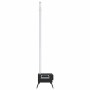 Estufa leña de tienda con chimenea patas plegables acero negro de , Chimeneas - Ref: Foro24-4005748, Precio: 142,49 €, Descue...