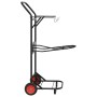 Carrito de silla de montar plegable acero negro de , Accesorios para riendas de caballos - Ref: Foro24-172502, Precio: 137,36...
