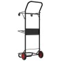 Carrito de silla de montar plegable acero negro de , Accesorios para riendas de caballos - Ref: Foro24-172502, Precio: 137,36...